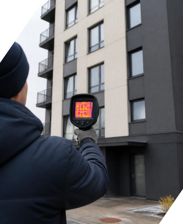 Тепловизионное обследование зданий в Дюртюли от 5213 р. | ЭкспертизаРоссия