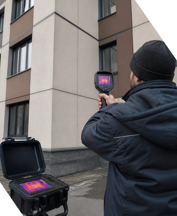 Тепловизионное обследование зданий и сооружений в Дюртюли